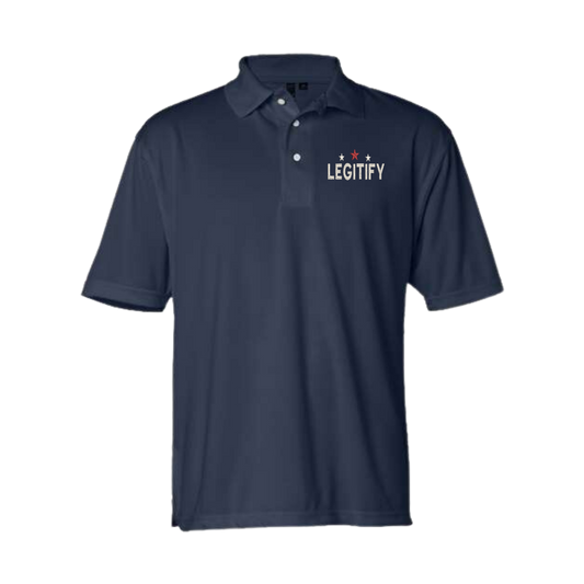 Legitify Men's Embroidered Polo Shirt