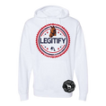 Load image into Gallery viewer, Legitify Unisex Hooded Sweatshirt
