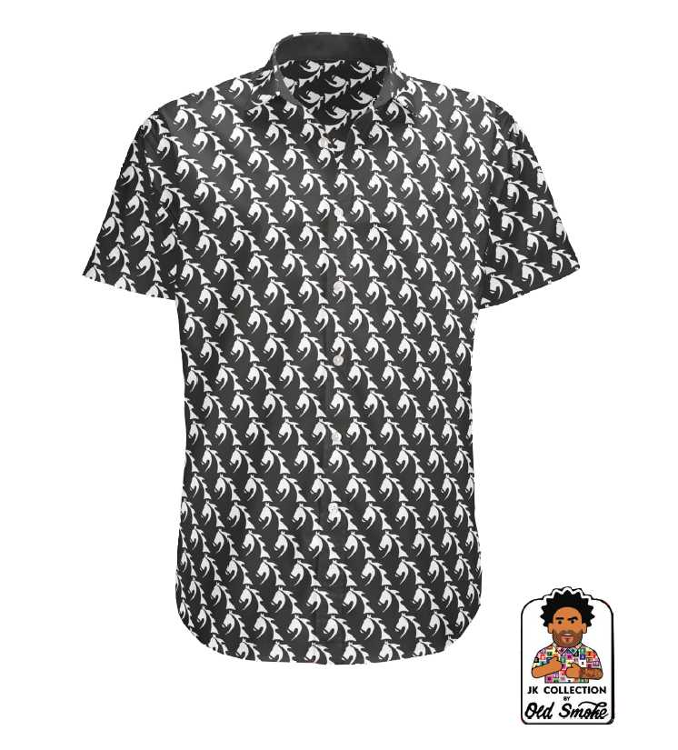 The JK Button Up - Black and White
