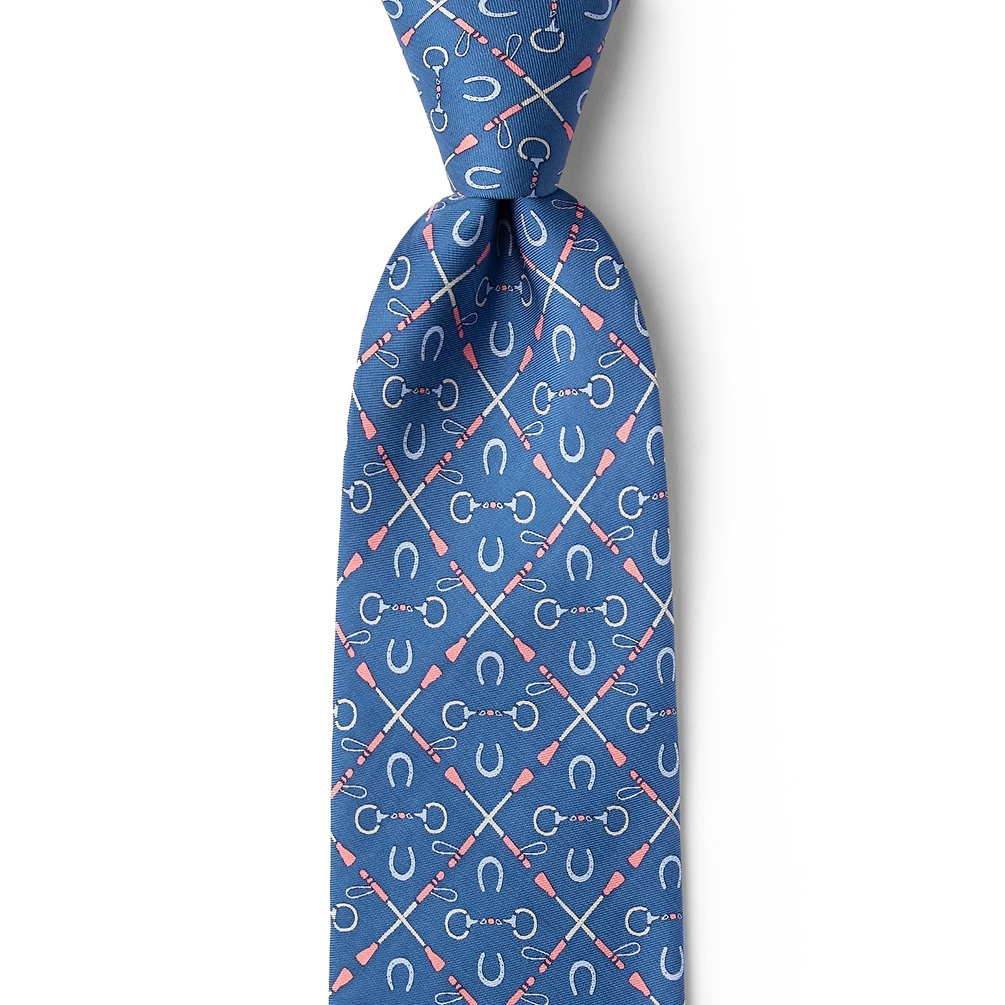 Silk Horsebit Necktie