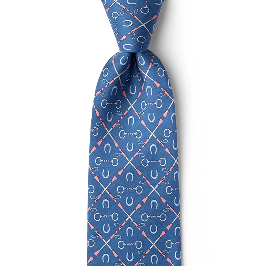 Silk Horsebit Necktie