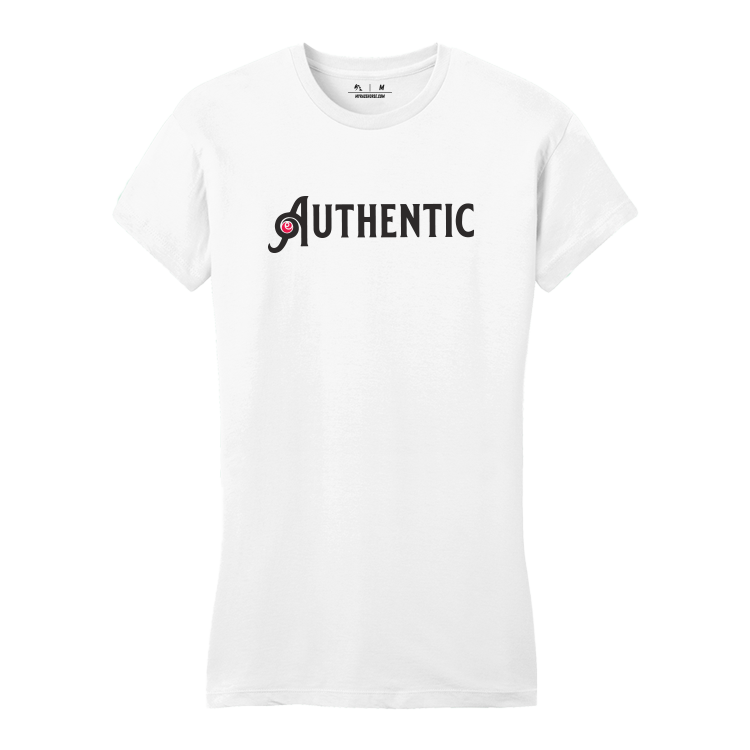 MyRacehorse Authentic Script Logo Women's Mid-Weight SS T-Shirt