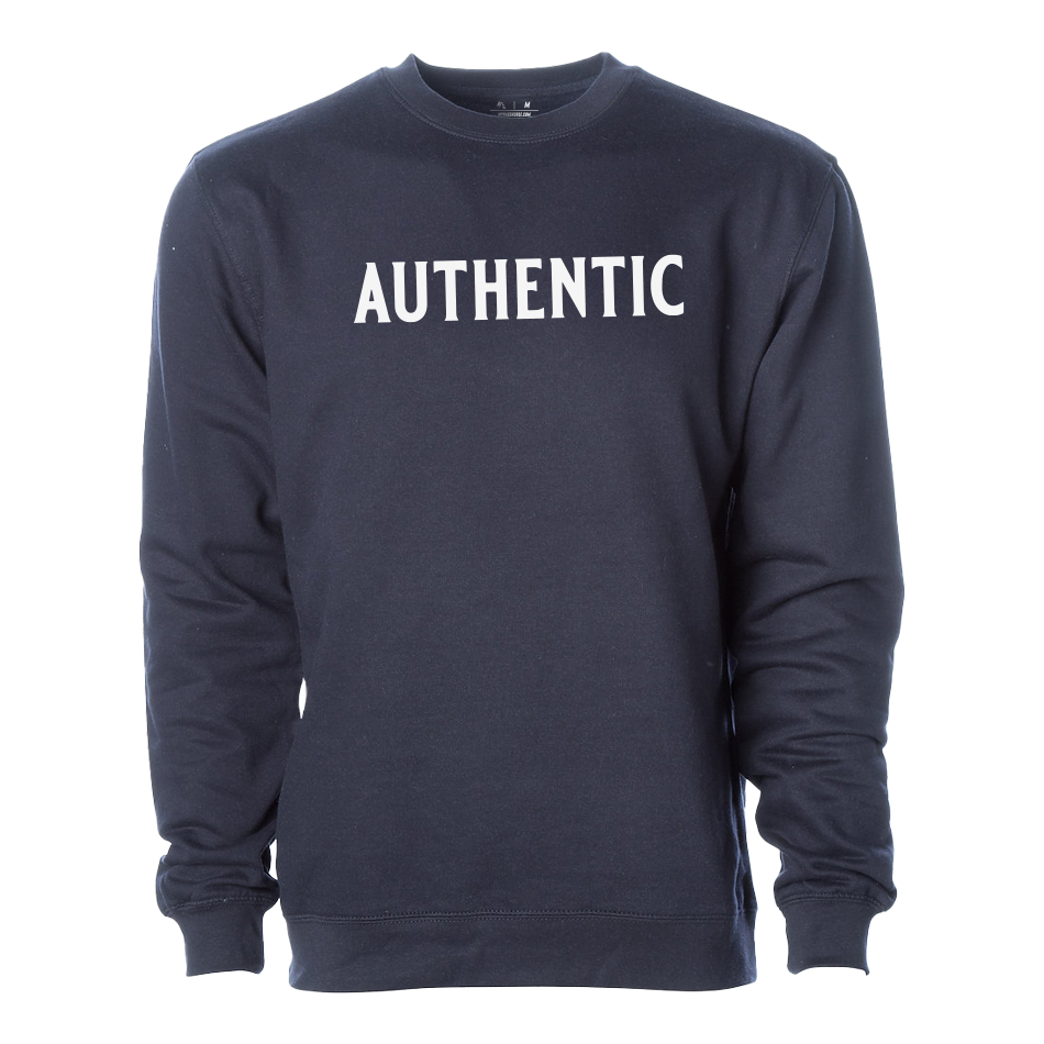 MyRacehorse Authentic Wordmark Men's Crew Sweatshirt