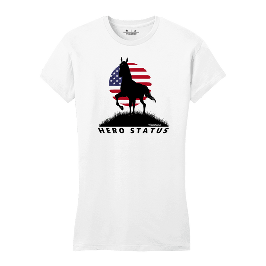 50% Off- Hero Status Women's Graphic SS T-Shirt