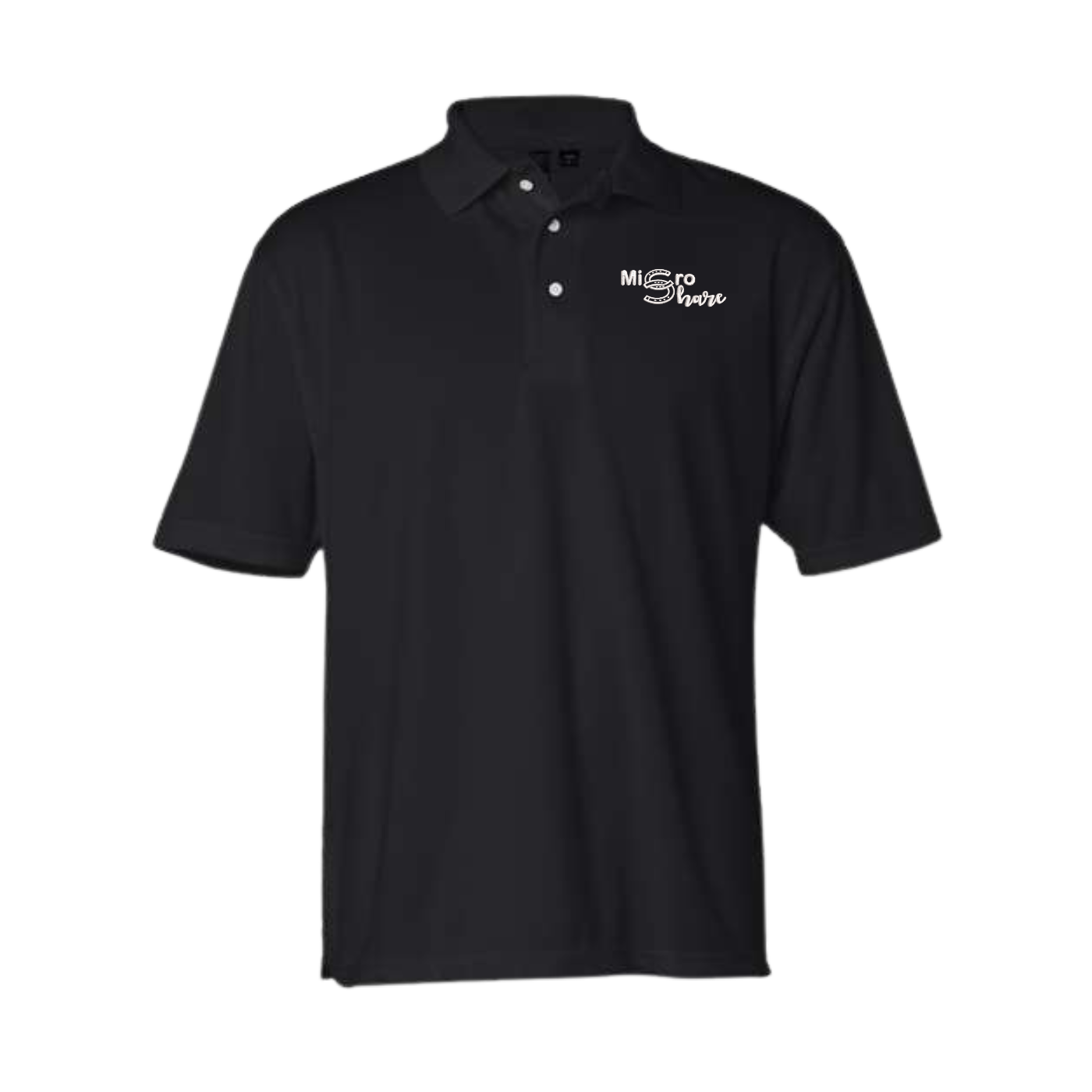 Micro Share Men's Embroidered Polo Shirt