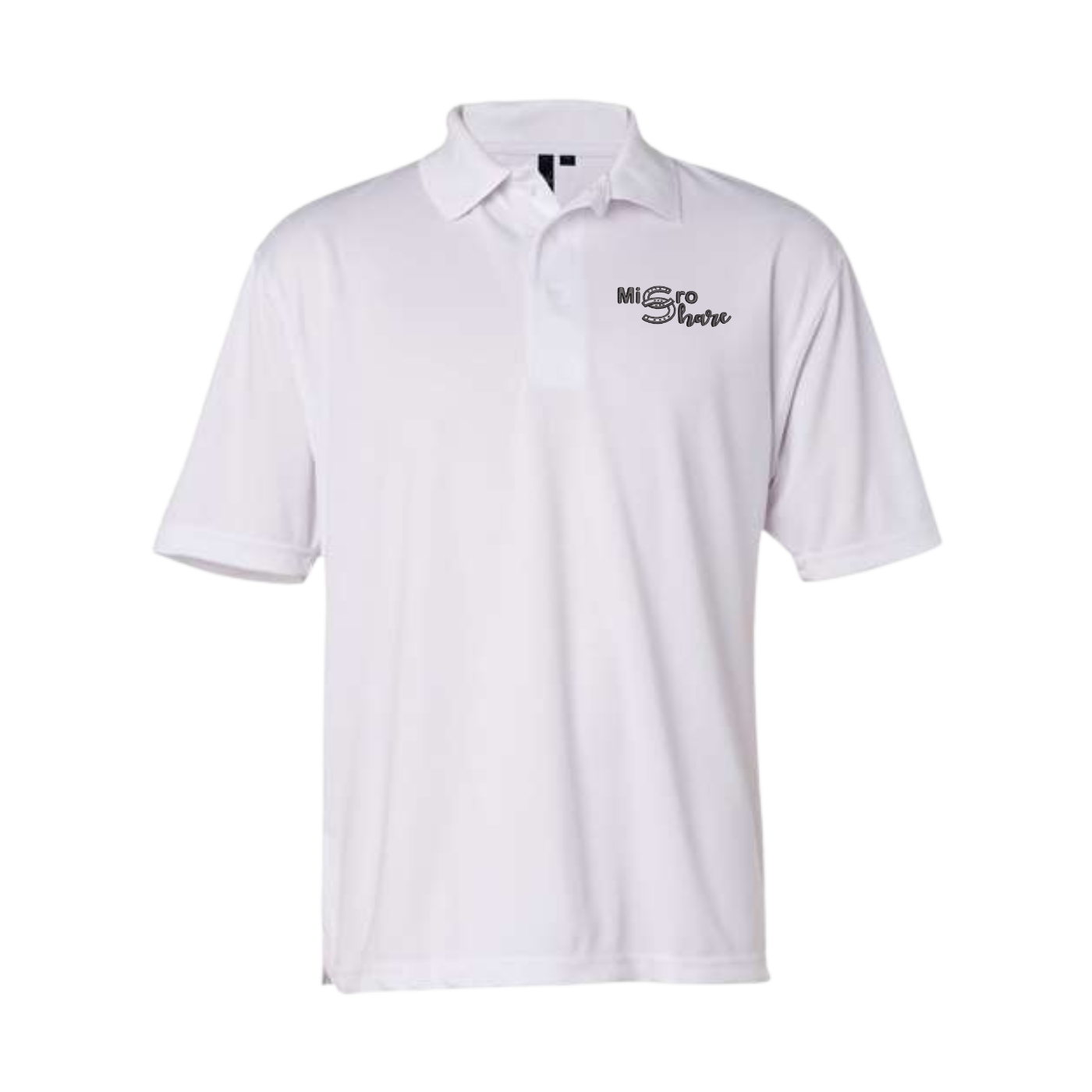 Micro Share Men's Embroidered Polo Shirt