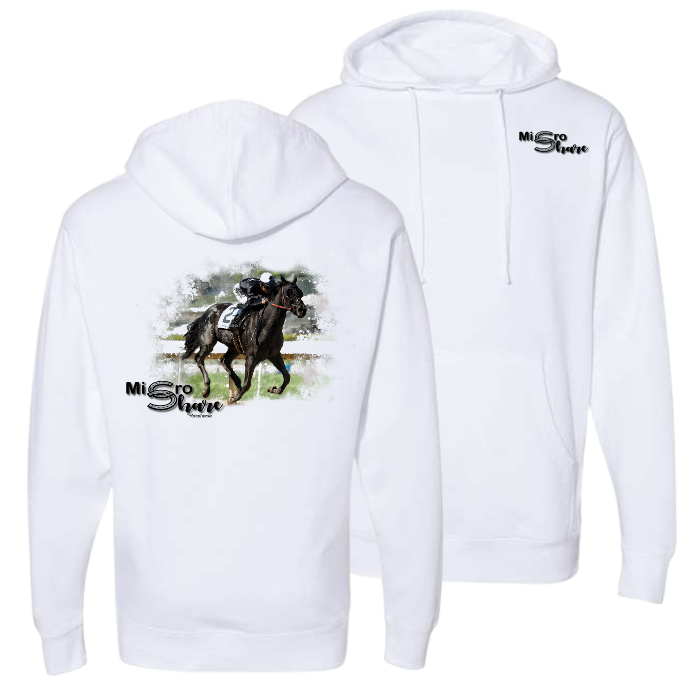Micro Share Unisex Hooded Sweatshirt