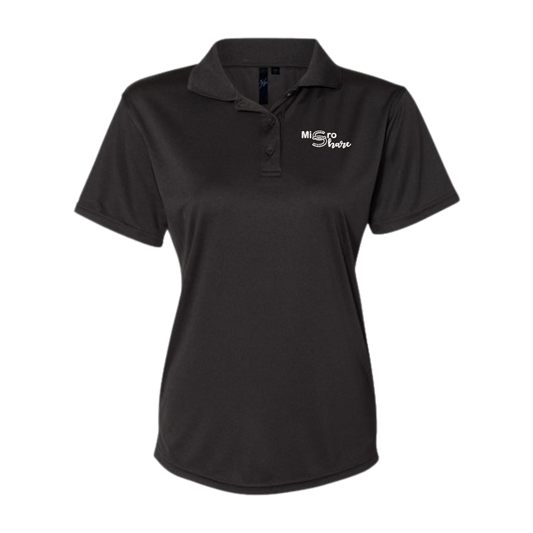 Micro Share Women's Embroidered Polo Shirt