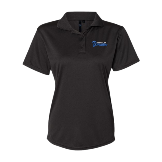 One Fast Dream Women's Embroidered Polo Shirt