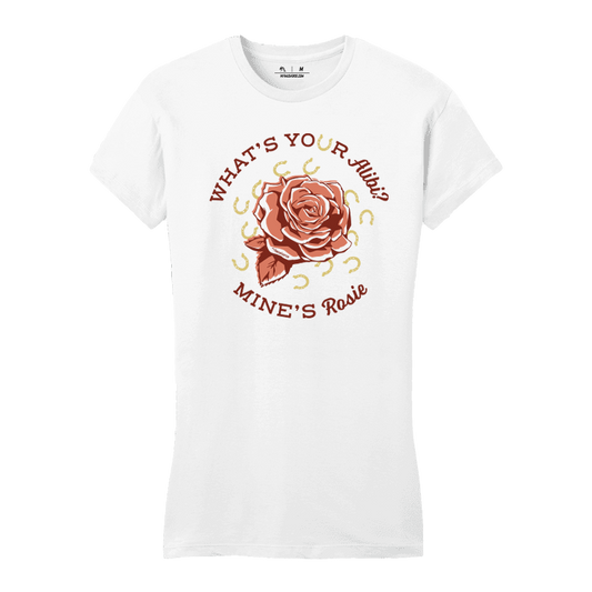 What's Your Alibi? Women's SS T-Shirt