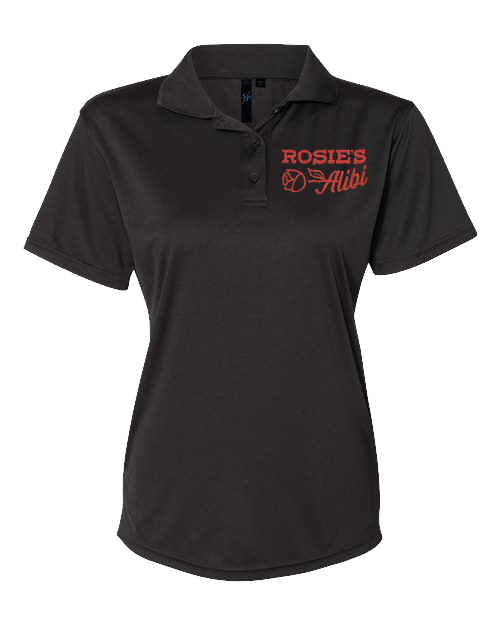 Rosie's Alibi Embroidered Women's Polo