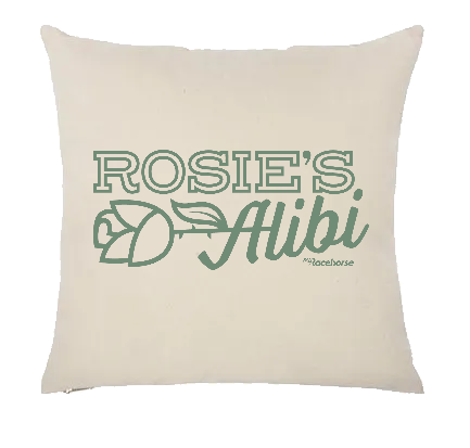 Rosie's Alibi Throw Pillow Case