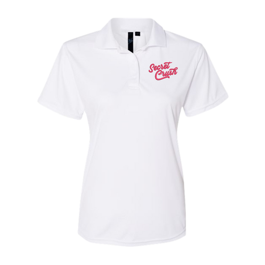 Secret Crush Women's Embroidered Polo Shirt