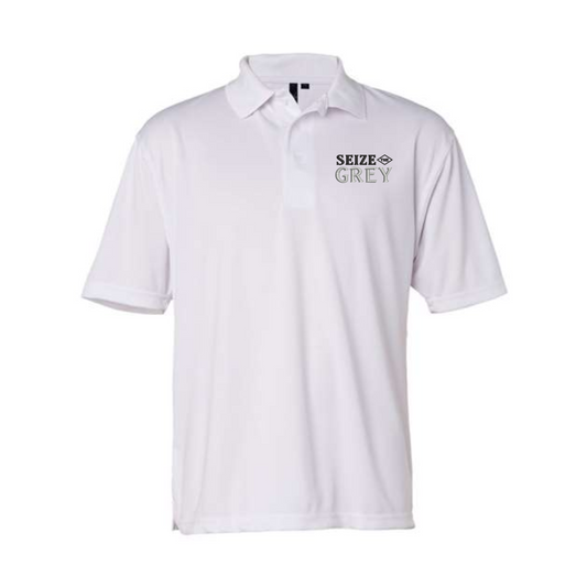 25% Off - Seize the Grey Men's Embroidered Polo Shirt