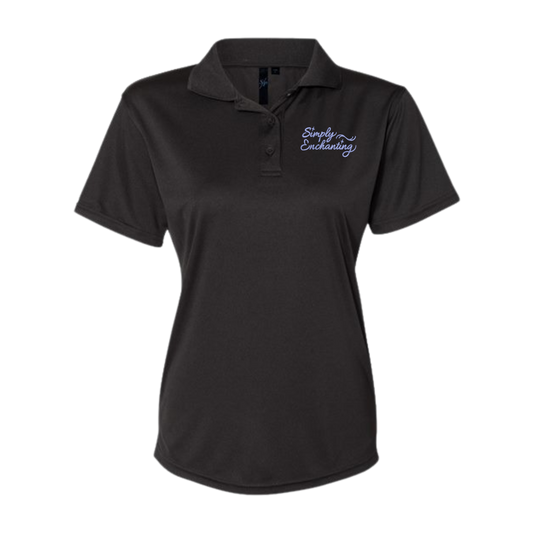 Simply Enchanting Women's Embroidered Polo Shirt