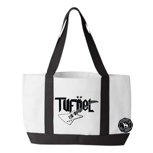Tufnel Tote Bag - Black/White -