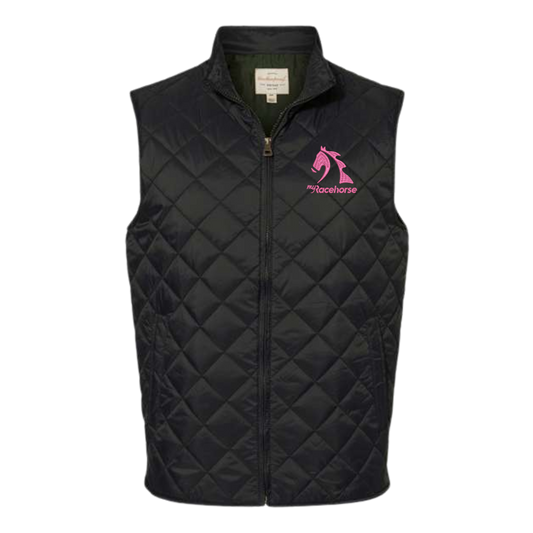 Pink Valentine's Day Men's Quilted Vest