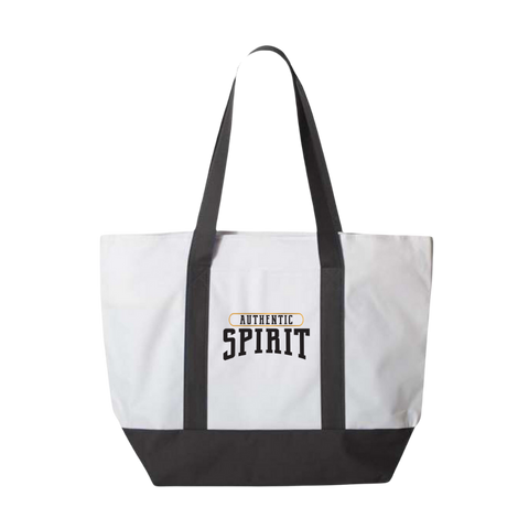 Authentic Spirit Embroidered Tote Bag