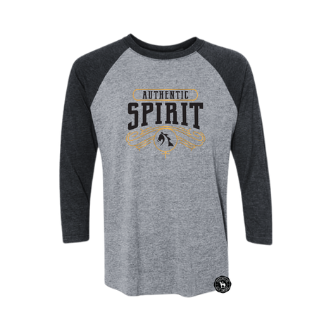 Authentic Spirit Unisex 3/4 Sleeve Raglan T-Shirt