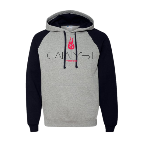 Catalyst Men's Raglan Hooded Sweatshirt