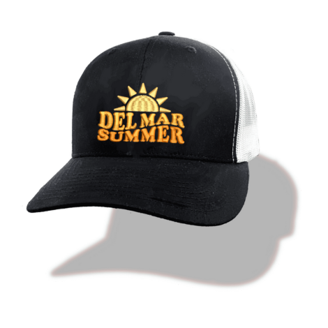 Del Mar Summer Retro Trucker Hat
