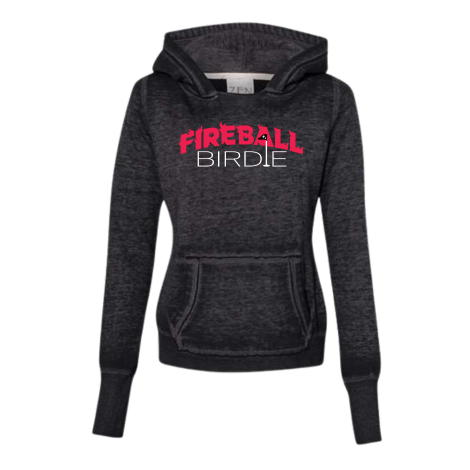 Fitted Fireball Birdie Women's Hooded Sweatshirt