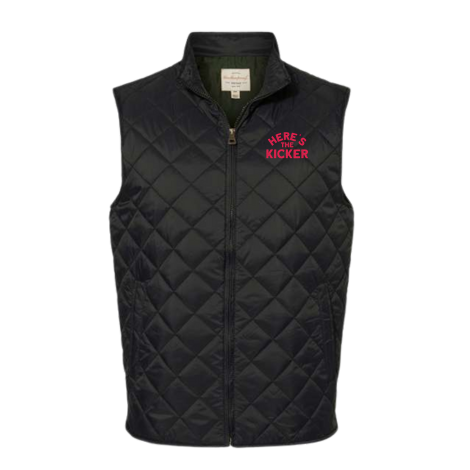 Here's the Kicker Men's Quilted Vest