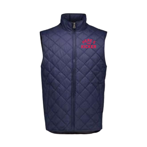 Here's the Kicker Men's Quilted Vest