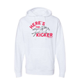 Load image into Gallery viewer, Here's the Kicker Unisex Hooded Sweatshirt
