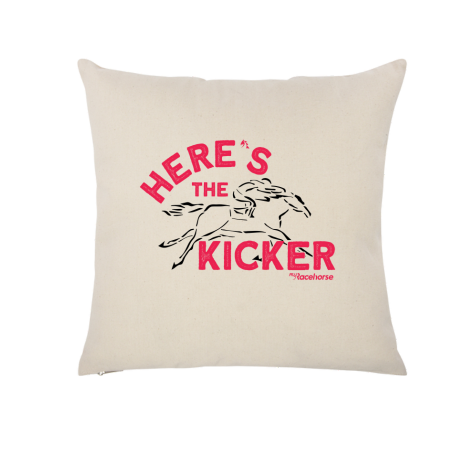Here's the Kicker Throw Pillow Case