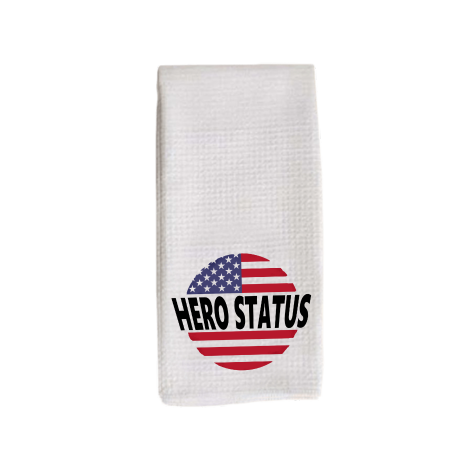 Hero Status Tea Towel