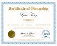 Load image into Gallery viewer, Lane Way Certificate of Ownership
