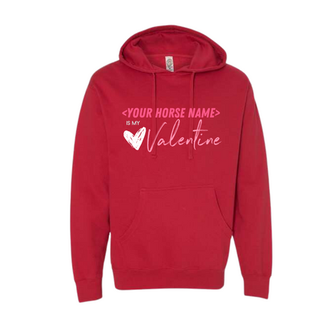 Valentine's Day Custom Hooded Sweatshirt