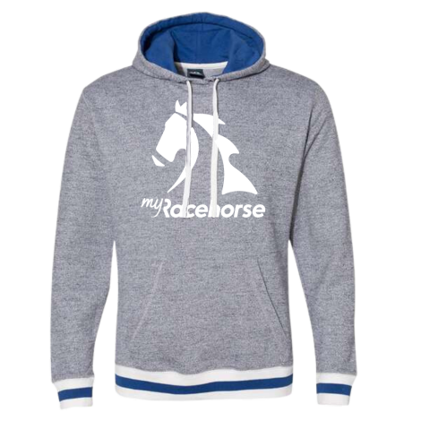 MyRacehorse Peppered Fleece Hooded Sweatshirt