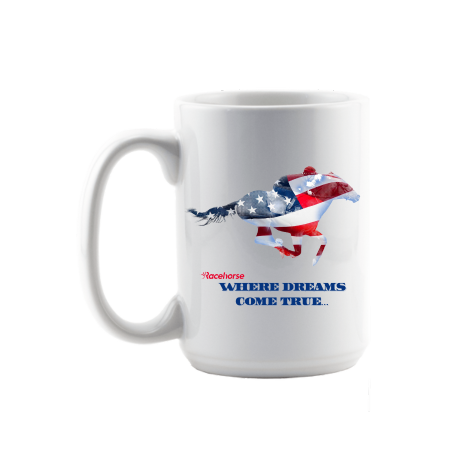 15 oz Red White & Blue Coffee Cup