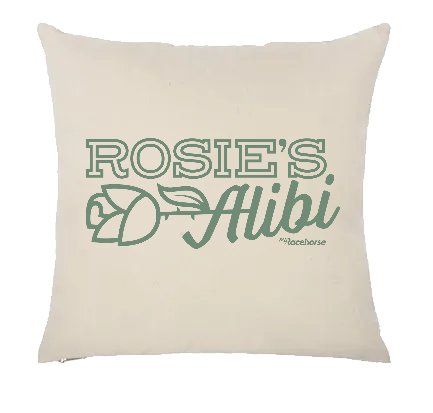 Rosie's Alibi Throw Pillow Case