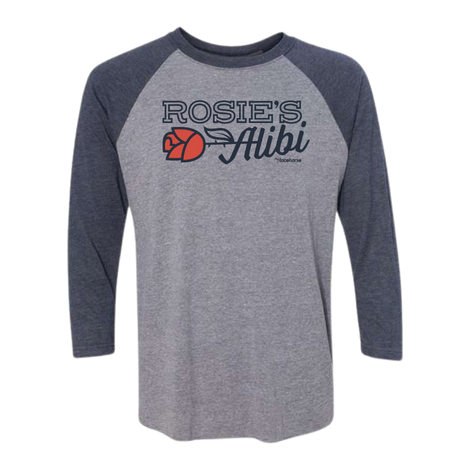 Rosie's Alibi Unisex 3/4 Raglan T Shirt