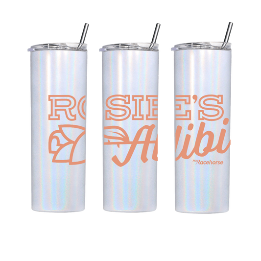 Rosie's Alibi-Peach Tumbler