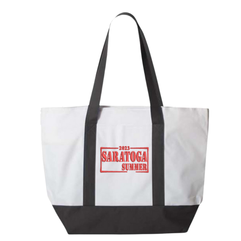 Saratoga Summer 2023 Embroidered Tote Bag
