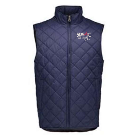 Seismic Beauty Men's Quilted Vest