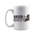 Load image into Gallery viewer, 15 oz Seize the Grey Coffee Cup
