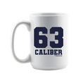 Load image into Gallery viewer, 15 oz Sixtythreecaliber Coffee Cup
