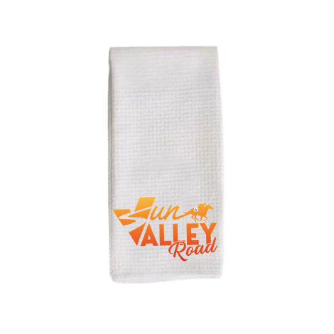 Sun Valley Road Tea Towel