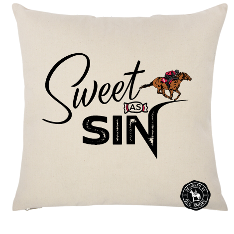 Sweet as Sin Throw Pillow Case