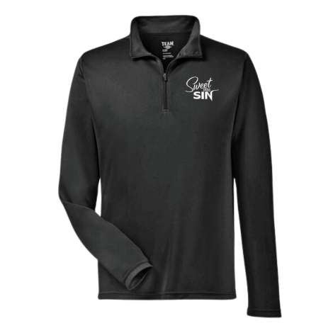 Sweet as Sin Unisex 3/4 Zip Up Pullover