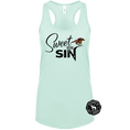 Load image into Gallery viewer, Sweet as Sin Women's Racer Back Tank
