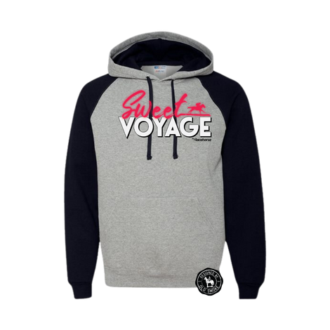 Sweet Voyage Men's Raglan Hooded Sweatshirt