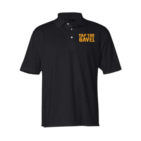 Tap the Gavel Men's Embroidered Polo Shirt