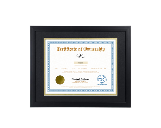 Vow Certificate of Ownership